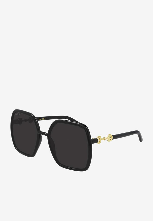 Gucci Square Acetate Sunglasses Gray GG0890SBLACK