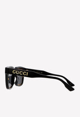 Gucci Oversized Square Sunglasses GG1136SA-001BLACK Black