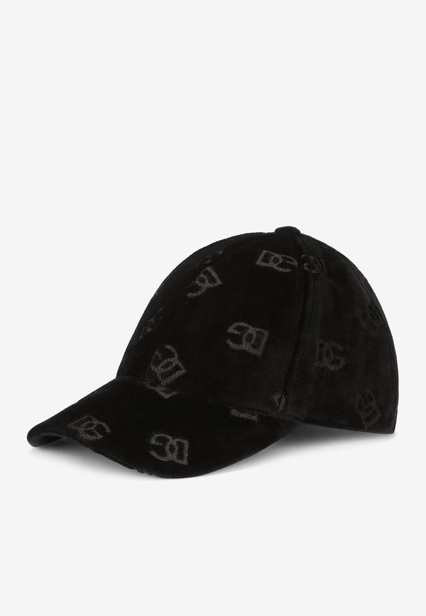 Dolce & Gabbana Logo-Embroidered Baseball Cap Black GH590A FUVMP N0000