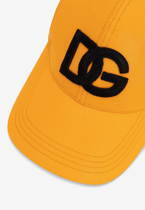 Dolce & Gabbana Polka-Dot Printed Baseball Cap Orange GH590Z FU6YH A0251