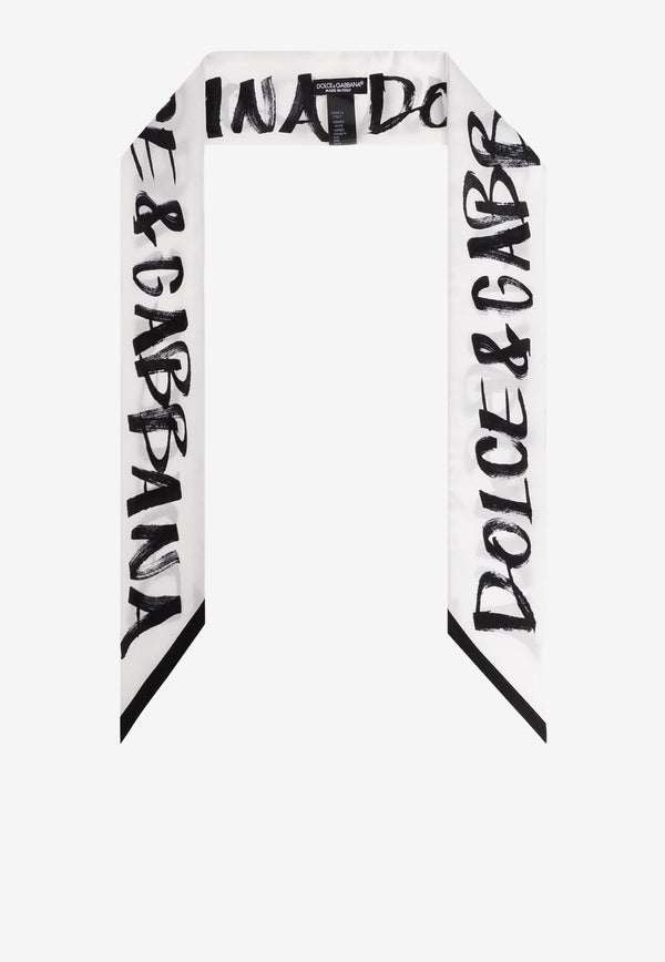Dolce & Gabbana Bandana Print Silk Shorts Monochrome GQ304E HI1F2 HARZN