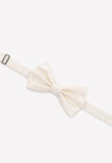 Dolce & Gabbana Bow Tie in Silk GR053E G0U05 W0001 White