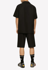 Dolce & Gabbana Logo Tag Bermuda Shorts GV37AT GF855 N0000 Black