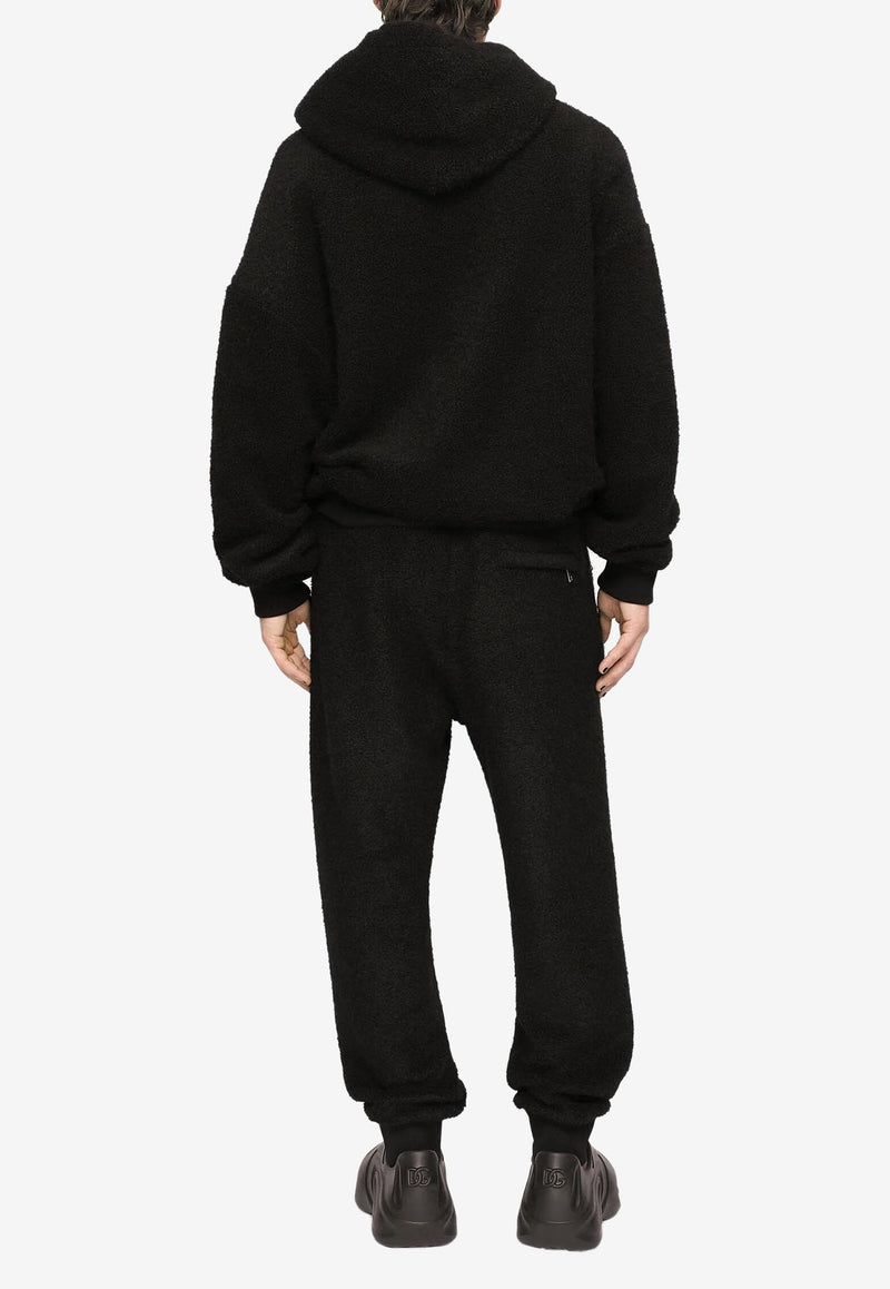 Dolce & Gabbana Track Pants with Branded Bands Black GV81AT HU7MT N0000