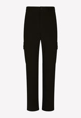 Dolce & Gabbana Slim-Leg Cargo Pants GVA8AT GF805 N0000 Black