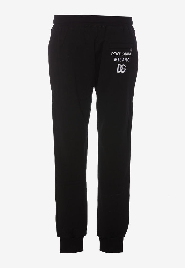 Dolce & Gabbana Logo-Embroidered Track Pants Black GVF6AZ G7D6B N0000