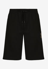 Dolce & Gabbana Embroidered Bermuda Shorts Black GVF8AZ HU7H9 N0000