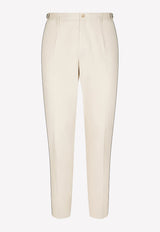 Dolce & Gabbana DG Logo Chino Pants GVRCET FUFJR M2826 Beige