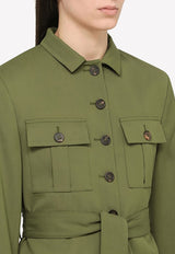 Field Jacket with Waist Belt