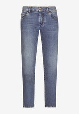 Dolce & Gabbana Slim-Fit Stretch Jeans Blue GY07CD G8FS5 S9001