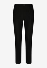 Dolce & Gabbana Linen Tailored Pants Black GY6IET FU4LF N0000