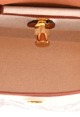 H Brides de Gala Herbag Zip Retourne 31 PM in Cuivre Vache Hunter and Ecru Beige Toile