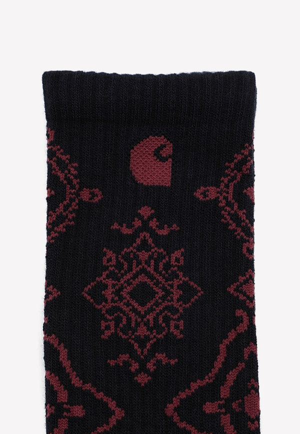 Carhartt Wip Printed Cotton Socks I030636CO/L Multicolor