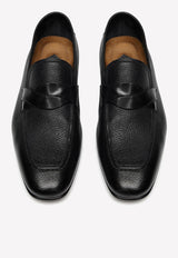 Tom Ford Sean Twisted Band Leather Loafers J1397-LCL240N 1N001 Black