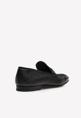 Tom Ford Sean Twisted Band Leather Loafers J1397-LCL240N 1N001 Black