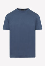 Tom Ford Crewneck Solid T-shirt Blue JCS004-JMT002S23 HB533