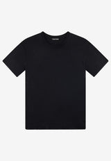 Tom Ford Crewneck Solid T-shirt Black JCS004-JMT002S23 LB999