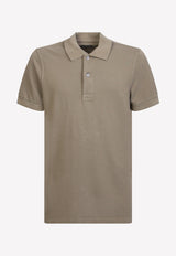 Tom Ford Short-Sleeved Polo T-shirt JPS002-JMC007S23 FG511 Brown