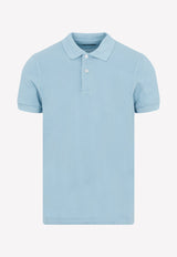 Tom Ford Classic Polo T-shirt Light Blue JPS002-JMC007S23 HB280