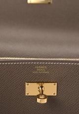 Hermès Kelly To Go in Etoupe Epsom with Gold Hardware Etoupe KTGEEGHW