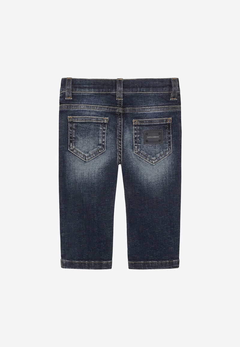 Dolce & Gabbana Kids Baby Boys Straight-Leg Jeans Blue L11F98 LD725 B9110
