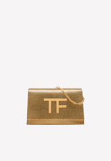 Tom Ford Animal Print TF Disco Shoulder Bag L1619-LCL232G 1Y004 Gold