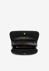 Tom Ford T Padlock Leather Shoulder Bag L1622-LCL315G 1N001 Black