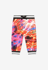 Dolce & Gabbana Kids Baby Boys Illumination Print Drawstring Pants L1JPFE G7CM9 HH3OF Multicolor