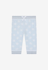 Dolce & Gabbana Kids Baby Boys All-Over Logo Monogram Pants Blue L1JPT0 G7I4K H3VAW
