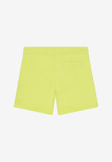Dolce & Gabbana Kids Baby Boys Logo-Embroidered Shorts Yellow L1JQH5 G7H6I V0334