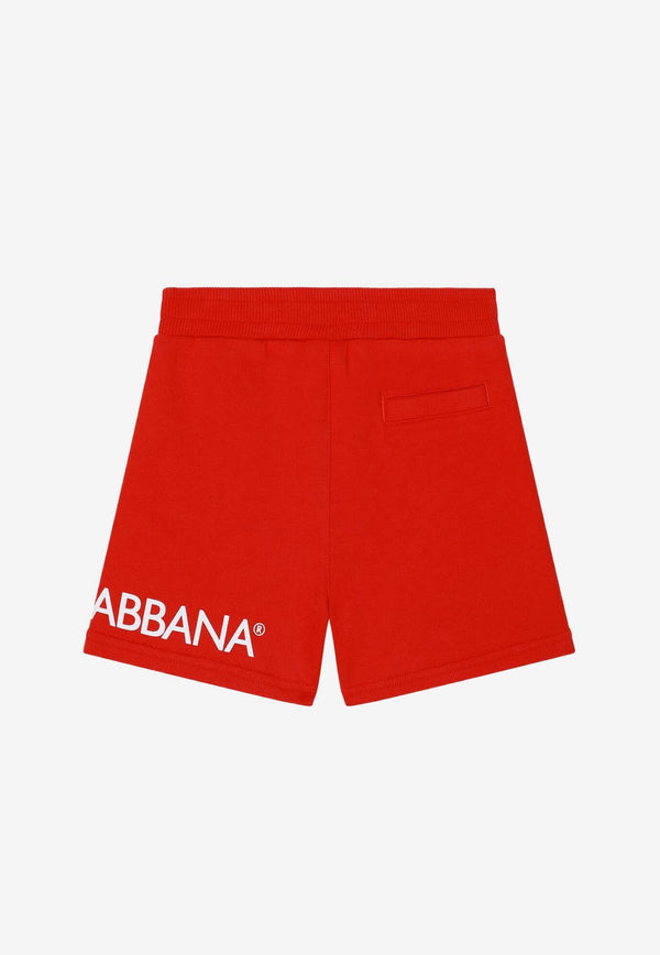 Dolce & Gabbana Kids Baby Boys Logo-Print Shorts Red L1JQH5 G7IXP R0156