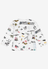 Dolce & Gabbana Kids Baby Boys DG Rock Print Long-Sleeved T-shirt Multicolor L1JTDO HS7KF HW4DZ