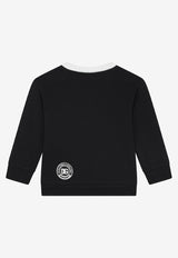Dolce & Gabbana Kids Baby Boys DG Sport Patch Colorblocked Sweatshirt Monochrome L1JWBF G7E2Q S9002