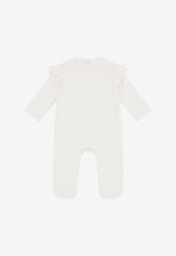 Dolce & Gabbana Kids Baby Girls DG Logo Gift Set - Set of 3 White L2JOV2 G7BNC W0111