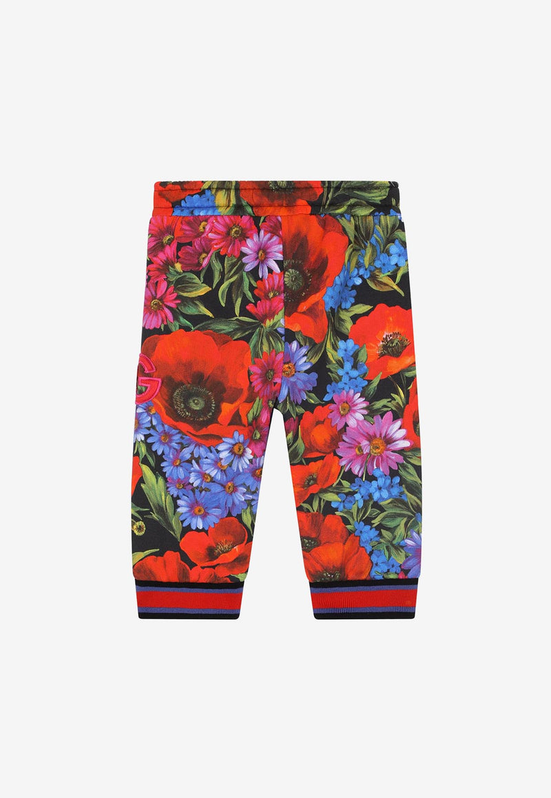 Dolce & Gabbana Kids Baby Girls Meadow Band Track Pants Multicolor L2JP9L HS7J5 HN3VT