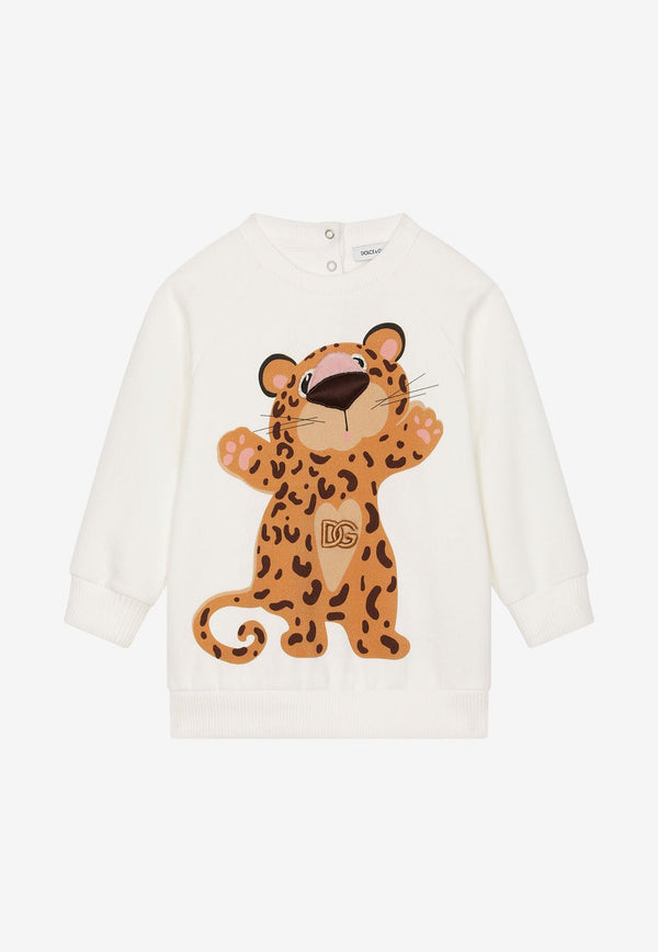 Dolce & Gabbana Kids Babies Leopard-Print Sweatshirt White L2JW7S G7G4I HAYFF