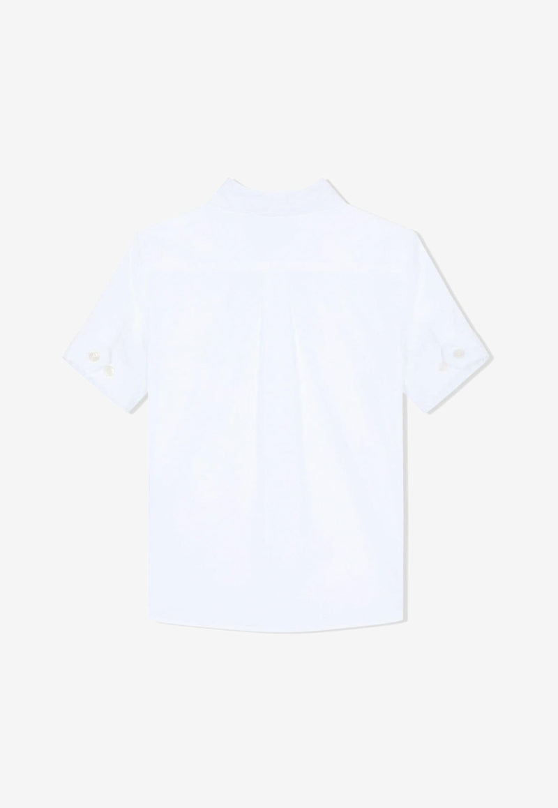 Dolce & Gabbana Kids Boys Button Up Shirt White L43S25 G7WSF W0800