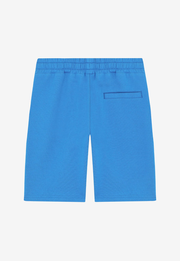 Dolce & Gabbana Kids Boys DG Embroidered Shorts L4JQL2 G7BYI B0322 Blue