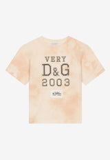 Dolce & Gabbana Kids Boys Very DG Print T-shirt L4JTEY G7I8T M9478 Beige