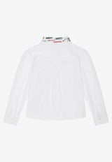 Dolce & Gabbana Kids Kids Smemo Embroidery Shirt White L55S68 FU5GK W0800