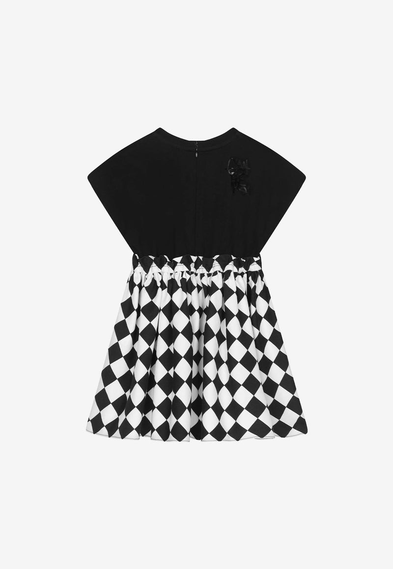 Dolce & Gabbana Kids Girls Gianpiero D’Alessandro print Dress Multicolor L5JD5K G7F9R S9000