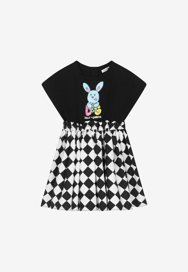 Dolce & Gabbana Kids Girls Gianpiero D’Alessandro print Dress Multicolor L5JD5K G7F9R S9000