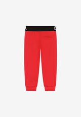 Dolce & Gabbana Kids Girls Branded Waist Track Pants Red L5JP9G G7E3Z R0156