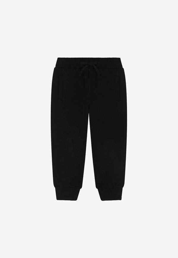 Dolce & Gabbana Kids Girls Gianpiero D’Alessandro Print Track Pants Black L5JP9S G7F9J N0000