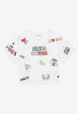 Dolce & Gabbana Kids Kids Smemo Print T-shirt White L5JTJT G7E0N HW3VG