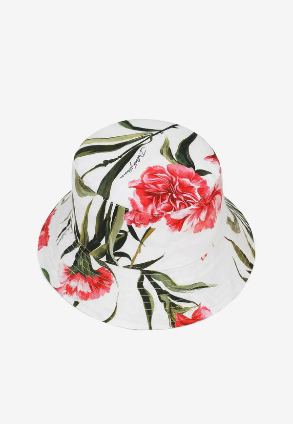 Dolce & Gabbana Kids Girls Floral-Print Bucket Hat Multicolor LB5H25 HS5O0 HA3VL