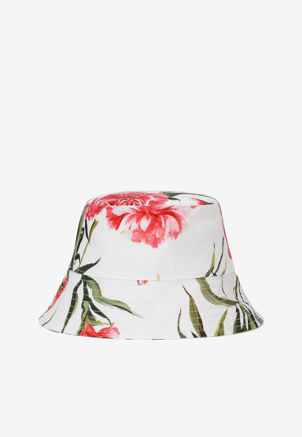 Dolce & Gabbana Kids Girls Floral-Print Bucket Hat Multicolor LB5H25 HS5O0 HA3VL