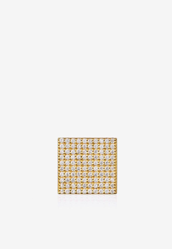 EÉRA Special Order - Long Beach Diamond Stud Earring in 18-karat Yellow Gold LBERFP01U2