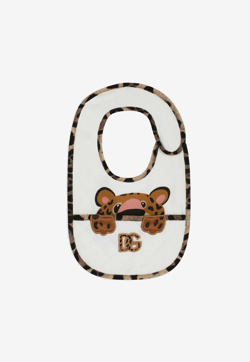 Dolce & Gabbana Kids Baby Leopard Print Changing Bag Gift Set - Set of 3 Multicolor LNJG07 G7G5I S9000