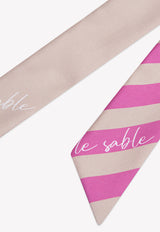 Le Sable La Vie Es Douce Scarf Pink LS109PNK